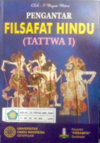 Image of Pengantar filsafat Hindu : tattwa I